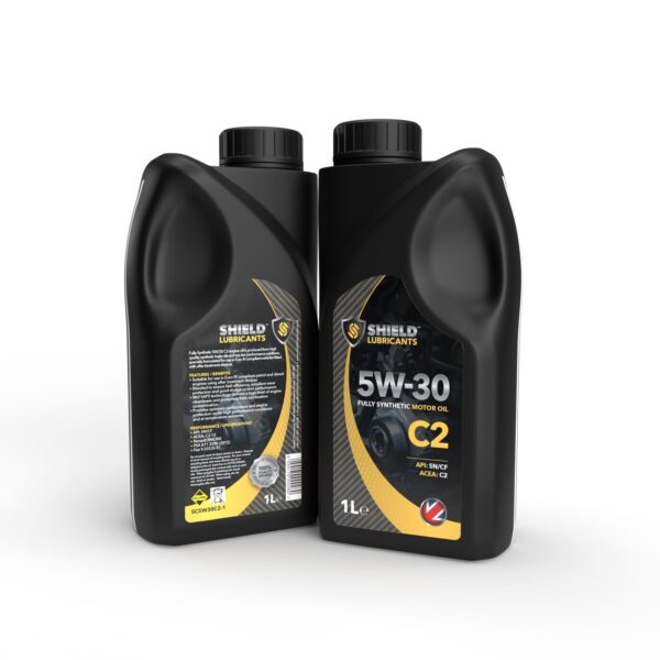 5W30 C2 FULLY SYNTHETIC ENGINE OIL - 1L, 5L, 20L, 200L, 1000L 5W-30 SHIELD