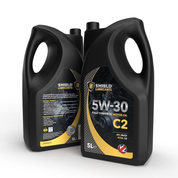 5W30 C2 FULLY SYNTHETIC ENGINE OIL - 1L, 5L, 20L, 200L, 1000L 5W-30 SHIELD - Image 2