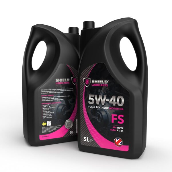 5W40 FULLY SYNTHETIC ENGINE OIL - 1L, 5L, 20L, 200L, 1000L 5W-40 SHIELD - Image 2