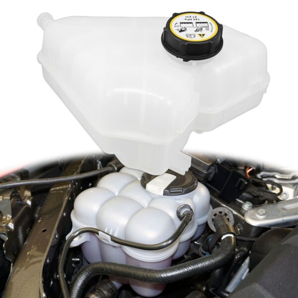 Radiator Coolant Expansion Header Tank + Cap For Ford Fiesta Mk7 2008 On 1513111 - Image 6