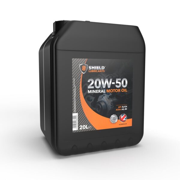 20W50 MINERAL OIL ENGINE SHIELD LUBRICANTS 1L, 5L, 20L, 200L, 1000L 20W-50 - Image 3