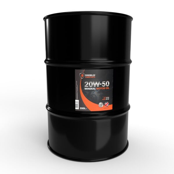 20W50 MINERAL OIL ENGINE SHIELD LUBRICANTS 1L, 5L, 20L, 200L, 1000L 20W-50 - Image 4