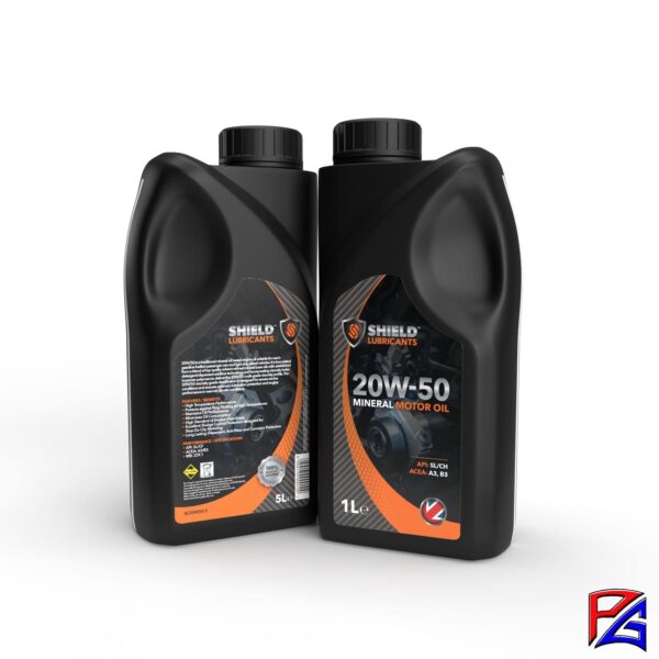 20W50 MINERAL OIL ENGINE SHIELD LUBRICANTS 1L, 5L, 20L, 200L, 1000L 20W-50 - Image 5