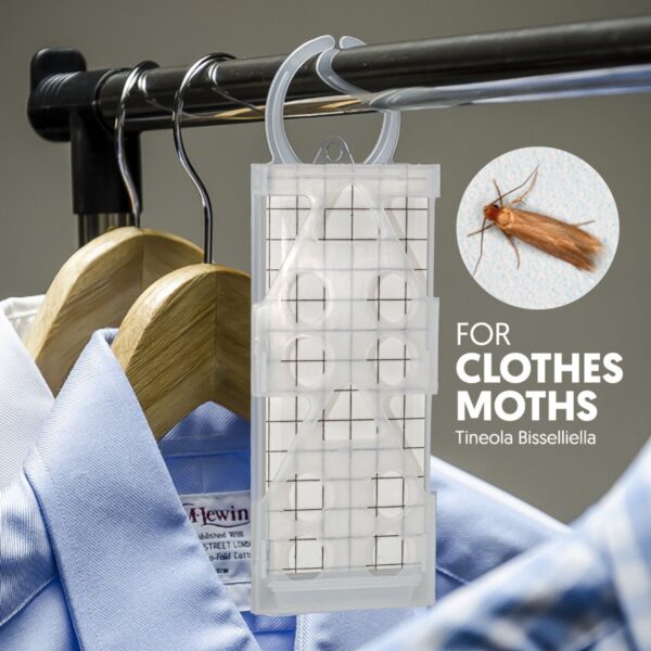 Clothes Moth Genuine Traps Pack with Extra Refill Pad - Effective Moth Control - Image 2