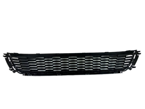 Front Bumper Grille Centre Black Chrome Fits VW Polo 09-14 6R0853671A 9B9 Mesh - Image 3