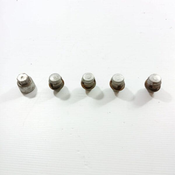 GENUINE Jaguar Locking Wheel Nut Set With Key Fit XF XE X-Type F-TYPE Silver - Image 4