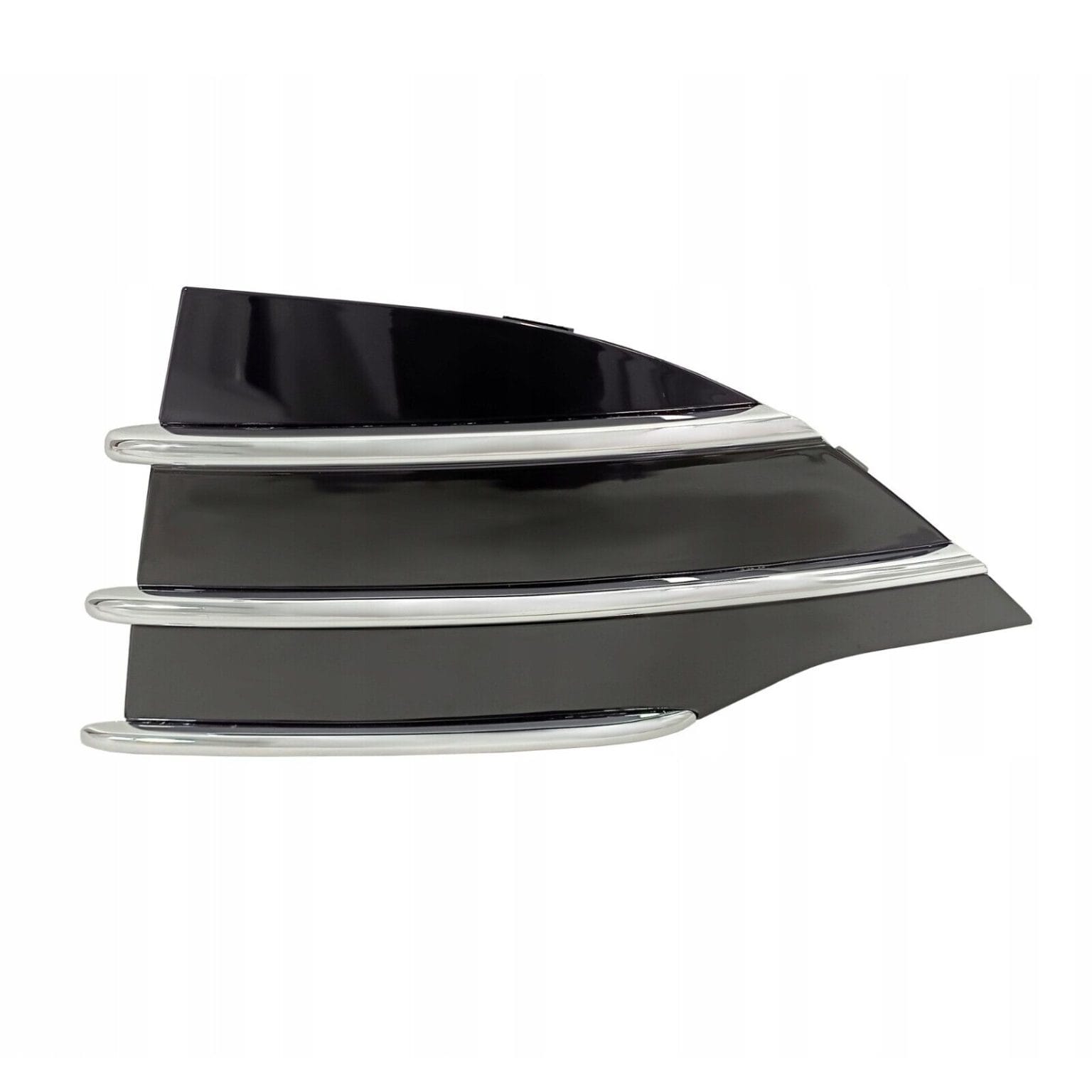 Front Bumper Lower Left Grille Cover Carbon Black Chrome Ford Kuga MK2 ...