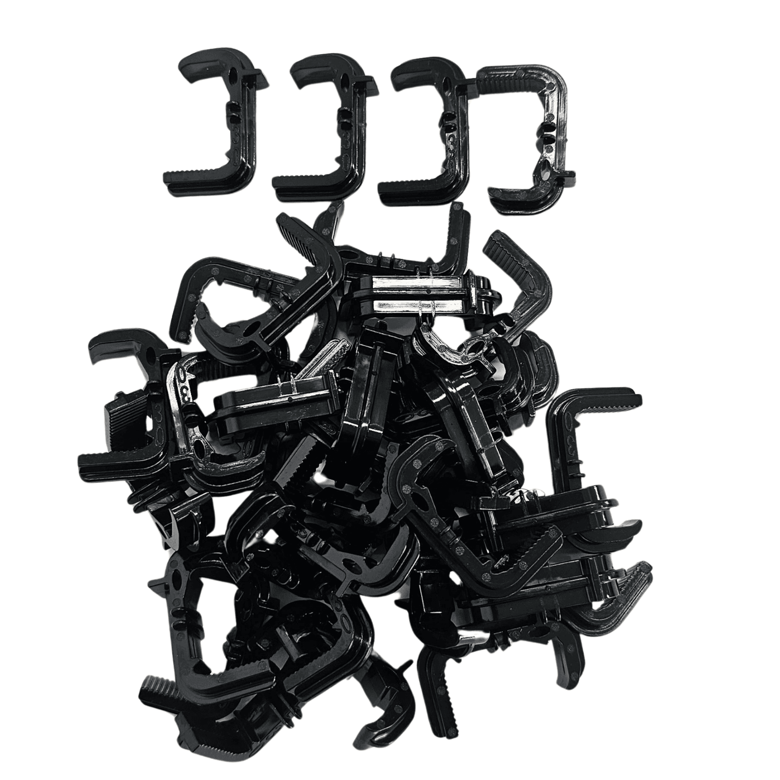 Mesh Frame Clips Solar Panel Proofing Mesh Speed Clips 30mm 35mm Black 100 Pack Mesh to ...